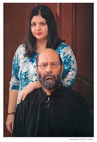 Jimmy Engineer with his daughter Saroasha