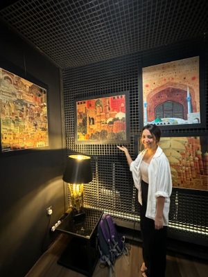 Painting exhibition “Peace and Harmony” was held at 10 Square Gallery, Singapore  by Jimmy Engineer (Part One)