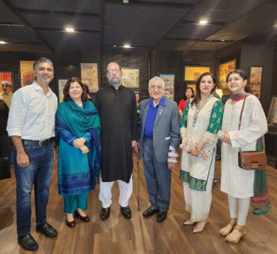 Painting exhibition “Peace and Harmony” was held at 10 Square Gallery, Singapore  by Jimmy Engineer (Part One)