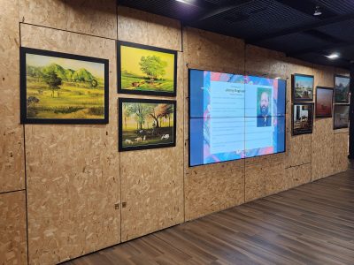 Painting exhibition “Peace and Harmony” was held at 10 Square Gallery, Singapore by Jimmy Engineer (Part Two)