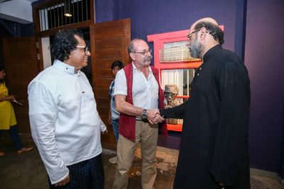 The joint exhibition between Jimmy Engineer and Mueen Saheed at Billari Art Gallery in Colombo, Sri Lanka