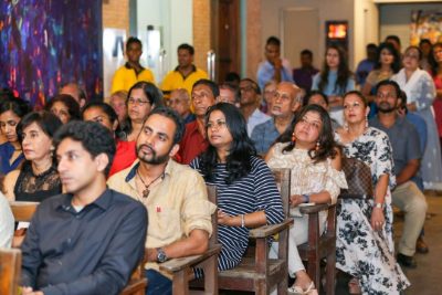 The joint exhibition between Jimmy Engineer and Mueen Saheed at Billari Art Gallery in Colombo, Sri Lanka
