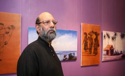 The joint exhibition between Jimmy Engineer and Mueen Saheed at Billari Art Gallery in Colombo, Sri Lanka