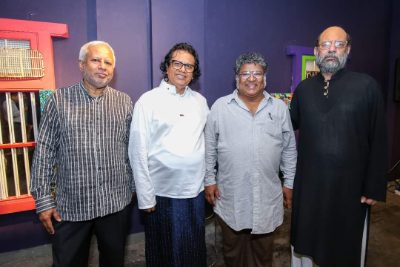 The joint exhibition between Jimmy Engineer and Mueen Saheed at Billari Art Gallery in Colombo, Sri Lanka