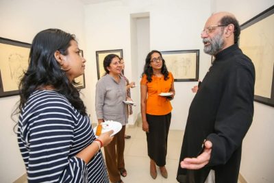 The joint exhibition between Jimmy Engineer and Mueen Saheed at Billari Art Gallery in Colombo, Sri Lanka