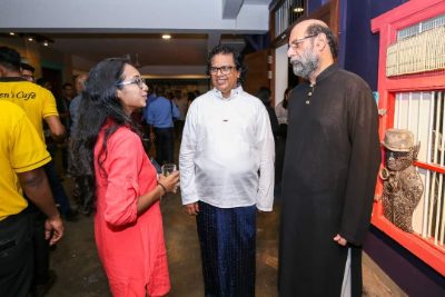 The joint exhibition between Jimmy Engineer and Mueen Saheed at Billari Art Gallery in Colombo, Sri Lanka
