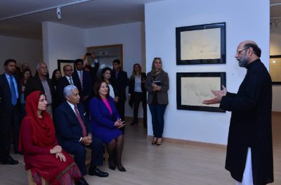 "Lines That Talk" was a milestone exhibition held at The Jordan National Gallery of Fine Arts (Building 1) in Amman, Jordan