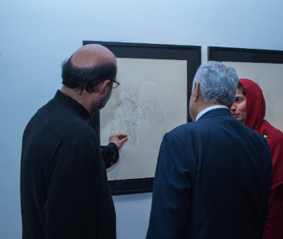 "Lines That Talk" was a milestone exhibition held at The Jordan National Gallery of Fine Arts (Building 1) in Amman, Jordan