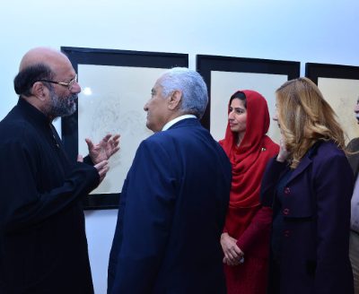 "Lines That Talk" was a milestone exhibition held at The Jordan National Gallery of Fine Arts (Building 1) in Amman, Jordan